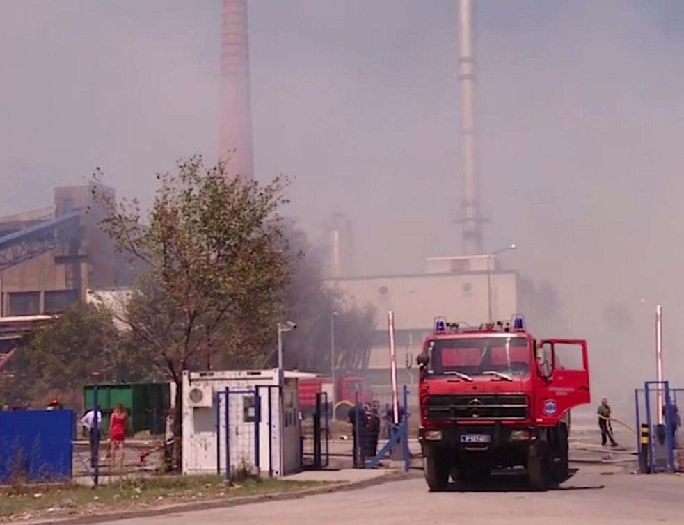 ПОНОВО ПОЖАР НА АДИ ХУЈИ  На депонији  фабрике хартије горе тоне картона